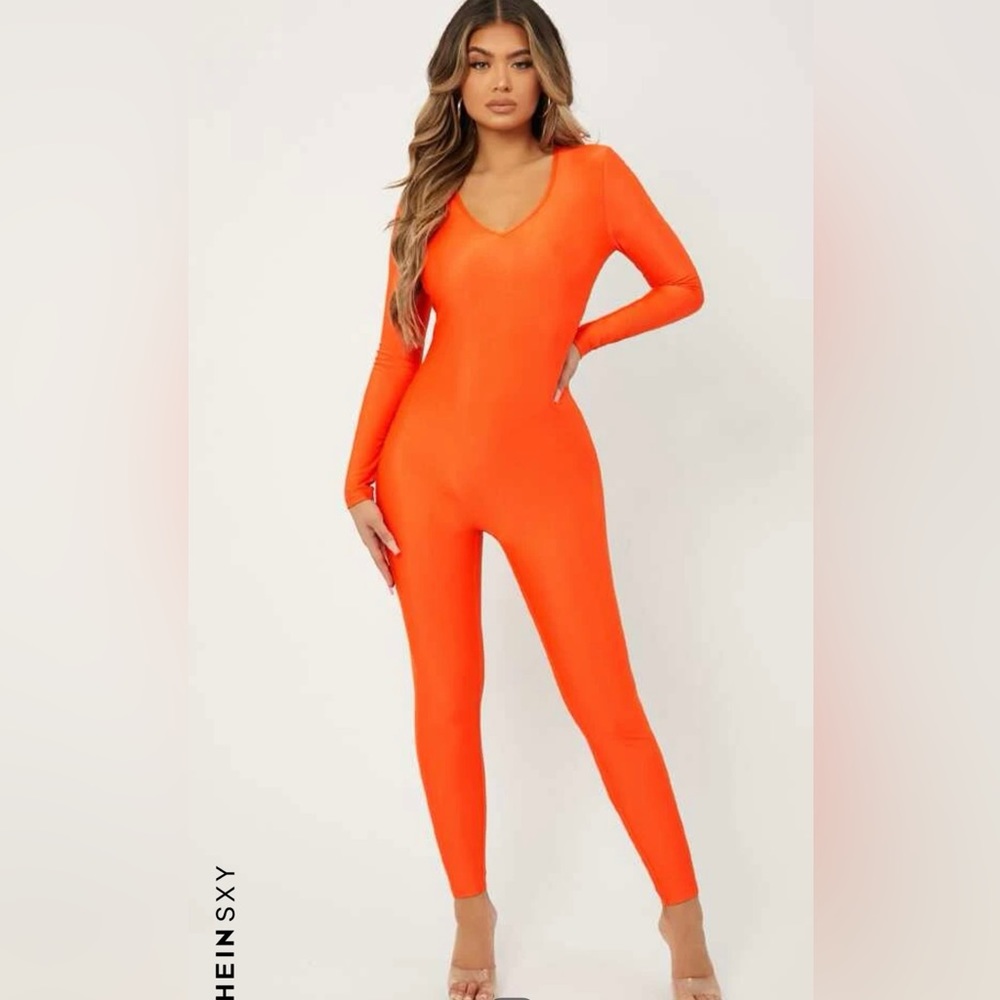 Orange bodysuit